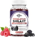 Silajit Gummies - Himalayan Organic Shilajit Supliment 14-in-1 Complex cu Black Seed Oil & Ayurvedic Herb Blend, Acidul pelvian pentru bărbaţi şi femei - pentru energie, Cognitive & Imunity Support
