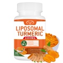 2200 mg Liposomal Curcumin supliment cu piper negru și ghimbir îmbunătățit absorbție - 95% extract de curcumina pentru sprijin comun 60 capsule
