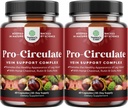 Suplimente de suport Vein Picior și Veins - Suplimentul de circulatie corp complet pentru Spider & Veriose Vene și un flux îmbunătățit cu extract de cai Chestnut & Flavonoids - Vegan Non-GMO Mini Caps (2 lună)