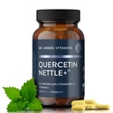 Mt. Angel Vitamins Quercetin Nettle+ - Suportă Alergia Wellness & Sinus Health, Featuring Querbetin cu Bromelain, Crafted for Sezonal Well-Being, cGMP Certified, Made in USA, 60 Tablets