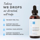 Consultați sănătate W8 picături -Doctor Formulat pierdere în greutate lichid supliment cu DygloFit- Suporturi Controlul apetitului, Metabolizare & Hormon echilibru - protecție naturală antioxidant-2 picături de două ori pe zi