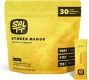 SOLTT Electroliţi pulbere amestec de băuturi aromate - Mango stoked - 30 Pachete de hidratare - Magneziu, Potasiu, Sodiu, Minerale Trace - Zero Zahăr & Gluten Free - Essentials călătorie