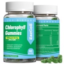 Gumiile de clorfil fără zahăr, vitamina B12 Zinc - Deodorant natural*, Suporturi Sanatos Skin & Body Detoxifiere*, Immune & Digestion Supplement Clorofila pentru Femei - 60 Conte