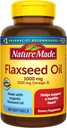Nature Made Flaxseed Ulei 1000 mg, Fish Free Omega 3 Supliment, Supliment alimentar pentru Heart Health Support, 100 Softgels, 100 de zile de aprovizionare
