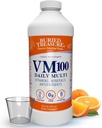 Comoara îngropată VM100 Zilnic Multi - 32 Serviri, Vitamine lichide Minerale Supliment cu doza Cupa