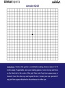 Amsler Eye Grid cu Magnetic Back - Daily Vision Screening Tool for Macular Degeneration & Glaucom Patients by Clinic Experts (1 Pack)