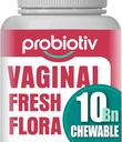 Probiotice vaginale masticabile pentru femei 10 miliarde CFU + Prebiotice organice 