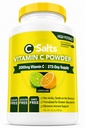 C-Salts Vitamina C supliment de pulbere - 100% pură doză mare Buffered Vitamina C pulbere pentru suport imunitar - Organic, Sugar-Free, Vegan, non-GMO, Stomac-Friendly, Lemon Lime 26oz