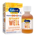 Enfamil Tri-Vi-Sol Pulsuri de multivitamine infantile, sustine cresterea si sanatatea imuna pentru bebelusi, flacon de 50ml