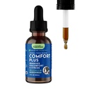 Animale esențiale Comfort Plus pentru câini și pisici - Calmant lichid, Pet Calmant picături, Formula de plante, California Poppy, Skullcap - 2 Fl Oz