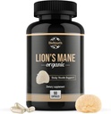 Organic Lions Mane Brain suport supliment alimentar Premium Lions Mane Extract de ciuperci - 90 capsule