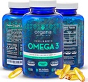 Ulei de pește Omega 3 2000 mg - mare EPA 820 mg + DHA 620 mg - 180 Triple Putere Burpless Lemon Softgels