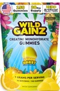 Creatin Monohidrat Gume pentru barbati si femei 5000mg - Made in USA, Potenta testata, Vegan, Sustine cresterea musculara, Putere si functie cognitiva, Creatura 150 Chews non-GMO gluten-gratuita