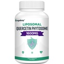 Orgabay Liposomal Querbetin Phytosome 1600 mg, Bromelain 200mg,Zinc 30mg,Vitamina C Turmeric 40 mg,Cel mai mare absorbţie, Complex Quercetin, 60 Softgels