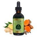 Go Nutrients Turmeric Ease - Ecologic Turmeric Supliment cu Curcumin, Ginger & Black Pepper 