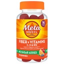 Metamucil Fiber Suplement 72 Gummies, Fibră + Vitamine C,D & B12 no Sugar Adăugat, Suport Digestive Vindecare + Suport Immune Health, Citrus Berry Flavor.