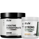 BARE PERFORMANŢĂ NUTRIŢIE BPN Creatină Monohidrată şi verdeţuri puternice Bundle