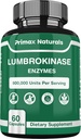 Suplimentul Lumbrokinazei - Lumbrokinaza 40 mg per Serving (Activitatea Max - 800.000 unități) Suplimentul Lumbrokinazei Enzymes (Similar la Nattokinază) Fără OMG, fără soia, fără gluten (60 capsule)