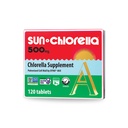 Sun Chlorella 500mg Tot corpul Wellness Green Algae Superfood Supliment - Immune Defense, Gut Health, Purificare Naturală, Energie Boost - Clorofila, B12, Fier, Proteine - Non-GMO - 120 comprimate