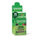 Amazing verdeață amestec antioxidant: Super Greens Pulbere cu Spirulina, Root Root Powder, Elderberry, Prebiotice & Probiotice, Sweet Berry, 15 Serviri (Packaging May Vary)