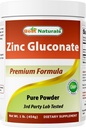 Cele mai bune naturale zinc Gluconat pulbere pură 1 lira