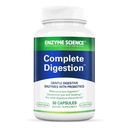 Enzyme Science Digestion Complete - Enzime digestive pentru femei si barbati cu probiotice - 3-in1 Suport Sanatate pentru Digestie - Sanatate digestiva - Enzimas digestivas y probioticos - 30 Capsule
