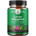 Milk Thistle supliment de suport pentru ficat - Herbal Ficat Supliment cu Silymarin Lapte Thistle Extract Dandelion Root Extract de Artichoke Choline Bitartrate Berberine și Kisselvin Root pentru Cleanse 60 Conte