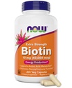 ACUM alimente Extra Putere Biotina 10.000mcg / 10 mg - 200 Conte - par, piele, unghii - Supliment pentru bărbați și femei - B7 Vitamina - Vegetarian, Vegan, Non-GMO