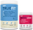 RSP NUTRITION AminoLean Pre Workout Energy (Frut Punch 30 Servings) cu TrueFit Proteine pulbere (Vanilla 2 LB)
