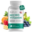 Zilnic doze mici MultiVitamin & Minerale pentru bărbaţi şi femei pentru a sprijini performanţa cognitivă şi memorie + Acid hialuronic pentru sănătatea pielii + TMG pentru exerciţii fizice (150 Conte)