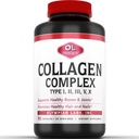 Olympian Labs Multi Colagen Complex de tip I, II, III, V, X, Hair, Nails, Joint, Gut Health, 90 Caps, 30-Day Supply