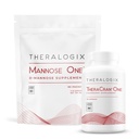 Theralogix TheraCran One + Mannose One Bundle, 90 Count & 7.05 Ounce (Pachet de 2)