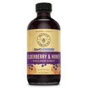 Honey Gardens Elderberry & Honey Immune Syrup - Black Elderberry Syrup pentru adulți și copii, naturale de apărare wellness supliment cu Propolis & organic Apple Cider Otegar - 8 Fl Oz
