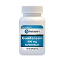 Fiabilă-1 Laboratoare Guaifensin 400 mg Caplets Tuse şi Mucus Descuamare 