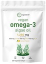 Micro Ingrediente Vegan Omega 3 Ulei de alge, 240 Veggie Softgels 