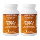 BrainMD Dr Amen Omega-3 Putere - 60 Capsule, Pachet de 2 - Suport comun și imunitar - Conține DHA & EPA - Gluten gratuit - 60 Serviri totale