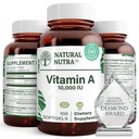 Natural Nutra Vitamina A 10000 UI Softgels 