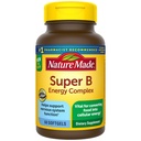 Natura Made Super B Complex de energie, Supliment alimentar pentru suport sistem nervos, 60 Softgels, 60 zile de aprovizionare