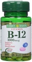Vitamina B12 de Bounty Natură, Suplimentul de vitamine, susține metabolismul energetic și sănătatea sistemului nervos, 1000mcg, 100 comprimate