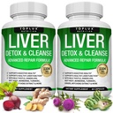 Ficat Curățare Detoxifiere & Reparație Formula de ficat Detox Supliment 
