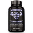 Prime Labs L Glutamina capsule 600mg - Suporturi Putere, Recuperare musculară, Imunitate, & Sănătate Gut - Amino Acid Supliment - pentru bărbați și femei