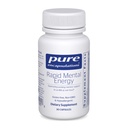 Encapsulations Rapid Mental Energy - Vegan Memory Supplement to Support Brain Health - Ginkgo Biloba Extract, Alpinia Galanga & American Ginseng Extract - Non-GMO & Gluten-Free - 30 Capsule