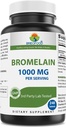 Brieofood Bromelain 1000 mg per Serving 240 comprimate - Proteolitic Digestive Enzime - Suportă Digestie Sanatos, Sănătate Comună, Absorbție Nutrient