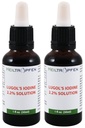 2X 2.2% Soluţie de iod Lugol 2x1 Fl Oz - 2x30 ml 