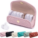 BAGSFY Weekly Pill Organizator de 2 ori pe zi într-o cutie de pilula din tesatura dragut, Sac de medicina, AM PM Pilula de 7 zile, Caz de călătorie medicament portabil pentru pastile, vitamine, uleiuri de pește, Suplimente.