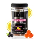 Gume imune - Sambucus Elderberry - Vitamina C & D - Zinc - Salvați-vă zilele bolnave - Copii și adulți - Vârste sigure 4 & Up - Nano Calibri Silver - Gluten & Gelatină Free Non-GMO - Berry Lemonade - 60 Conte