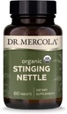Dr. Mercola Organic Stinging Nettle Dietary Supliment, 60 Servings (60 comprimate), non OMG, Gluten Free, Soy Free, USDA Organic