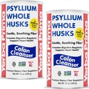 Yerba Prima Psyllium Whole Husks, 12 oz (2 ambalaj) - Colon Cleanser, Gluten Free, Non-GMO, Soothing Regularity