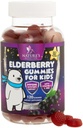 Copii Suport ImunÄ Gumiile Elderberry - Vitamine pentru copii de zi cu zi C, Zinc & copii Suport pentru imunitate Gummy - Nature's Sambucus Supplement Elderberry, Vegan, Gluten-Free, Aroma Berry gustoase - 120 Gummes
