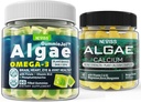 Algae Omega 3 Gume + Alge marine Gummies Calciu Bundle